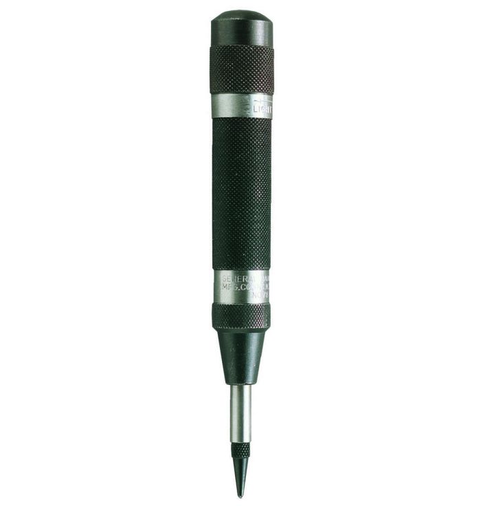 GENERAL 78 Automatic Center Punch Steel Automatic Center Punch, 0.083 in Tip, 6 in OAL - Centering & Marking Punches