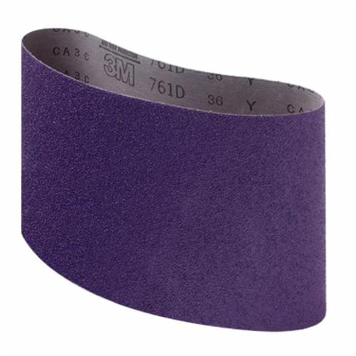 Cubitron 5114481397 Flim-Lok Portable Belt, 3 in W Belt x 18 in L, P120 Grit, Fine Grade, Ceramic Alumina Abrasive, Cloth Backing - Coated Abrasive Belts