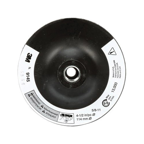3M 7000046035 Back-Up Disc Pad Holder, 4-1/2 in Dia Pad - Disc Pads