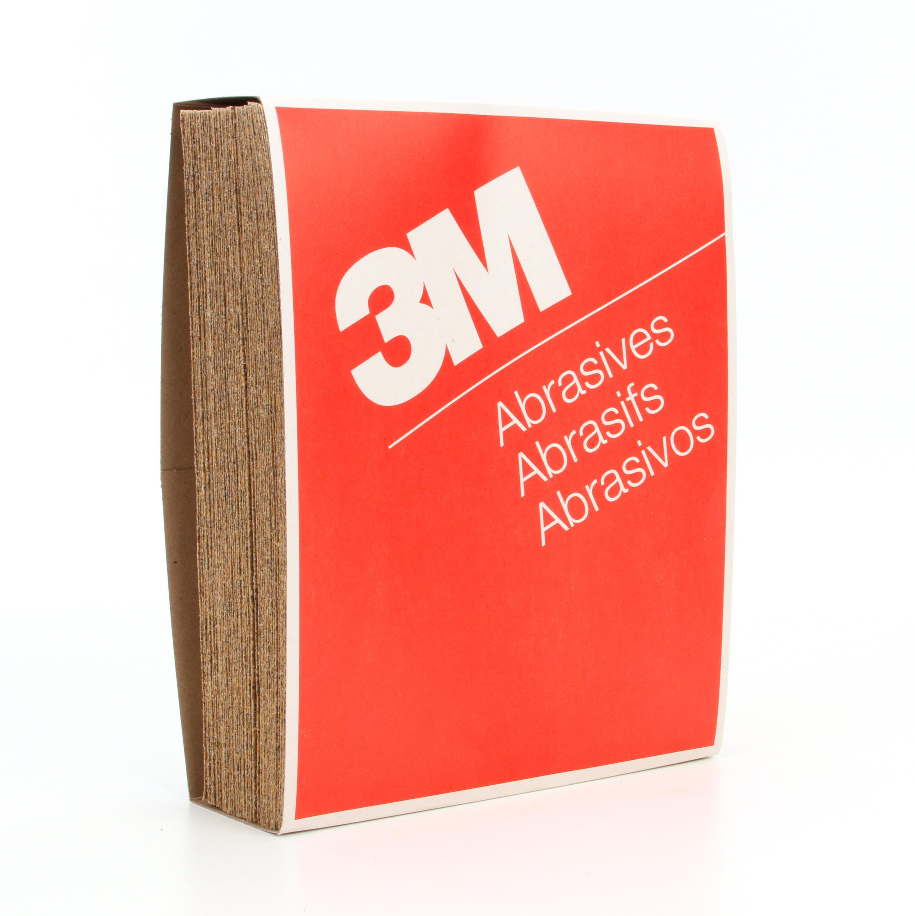 3M 7000118247 Paper Sheet, 11 in L x 9 in W, 36 Grit, Very Coarse Grade, Paper Backing - Coated Abrasive Sheets