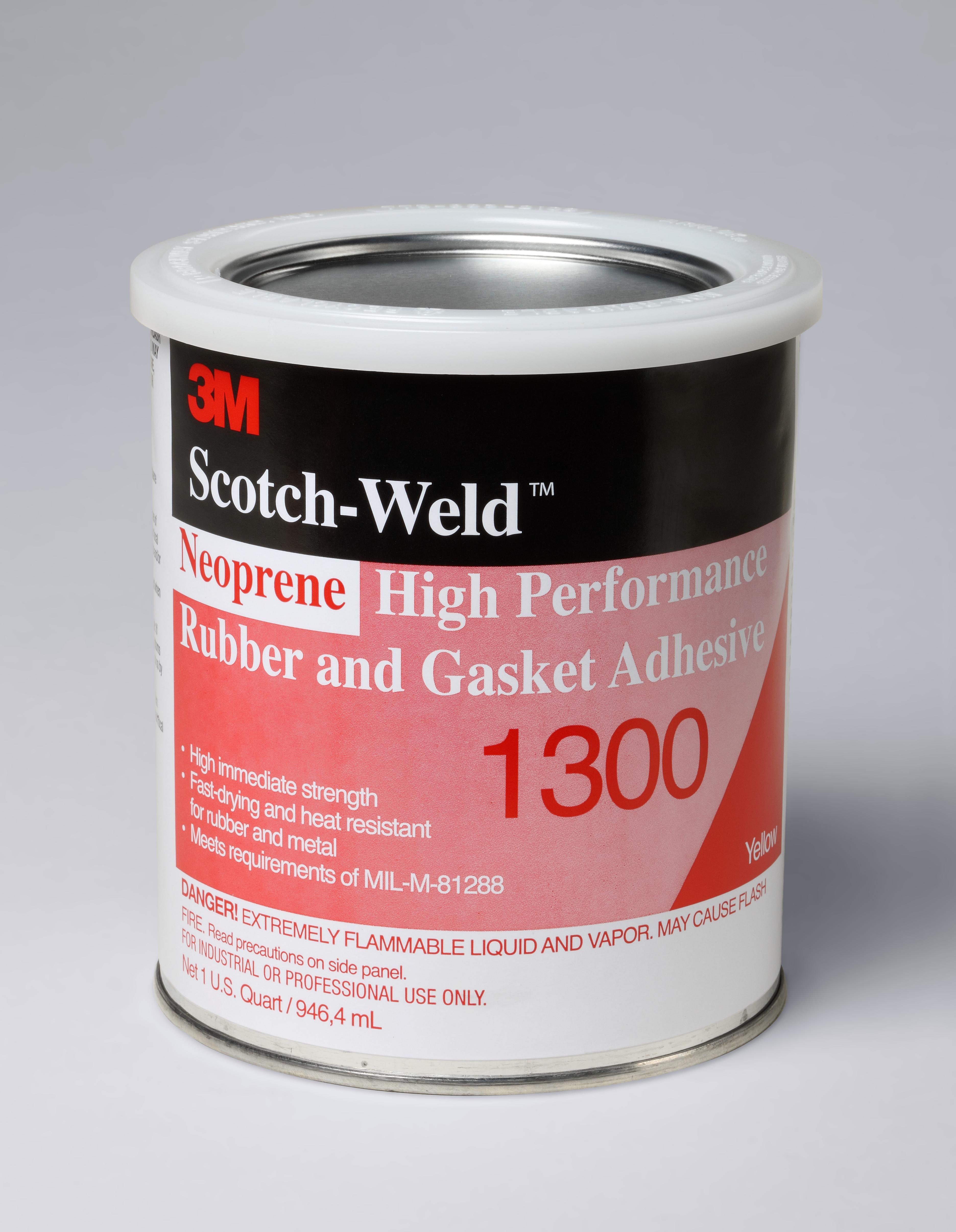 3M 7100025171 1300 High Performance Adhesive, 1 qt - Gasket Sealants