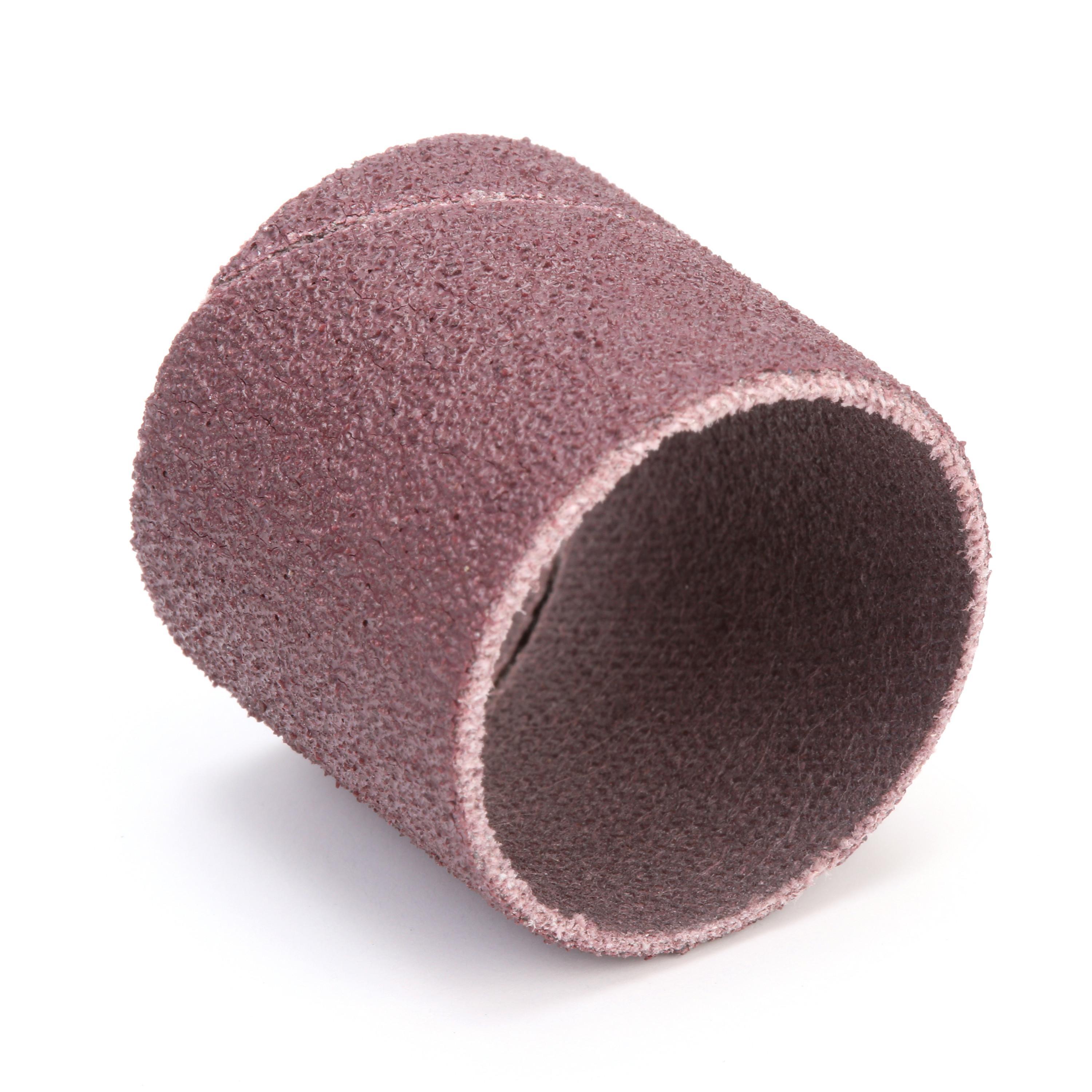 3M 7100138142 Spiral Band, 1 in Dia x 1 in L Band, 80 Grit, Medium Grade - Spiral Bands