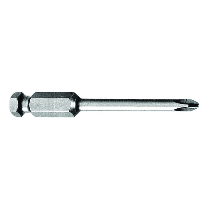 Apex 482X Power Drive Bit, #2 Phillips Point, 3-1/2 in OAL, Steel - Screwdriver Bit