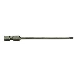 Apex 49-C-TX-08 Power Drive Bit, T8 Torx Point, 6 in OAL, Steel - Screwdriver Bit