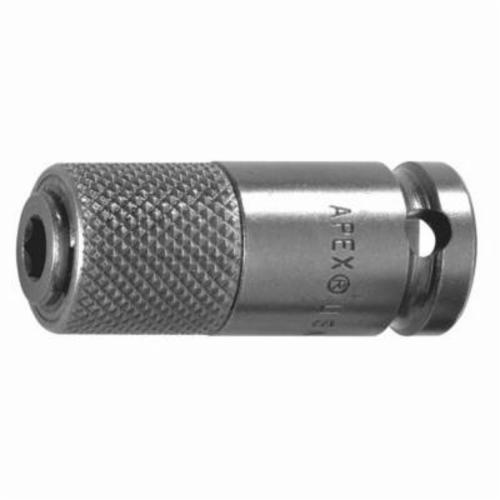 Apex QR-308 Quick-Release Chuck, Hex x Square Drive, 3/8 x 1/4 in Female Drive, Female x Female Adapter, Steel - Socket Adapters & Universal Joints