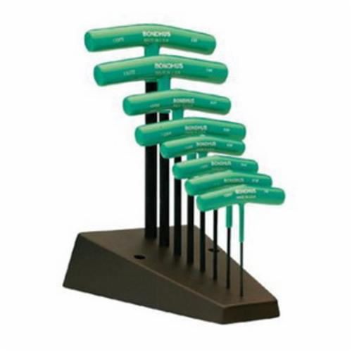 Bondhus 33034 Key Set With Stand, 8 Pieces, T9 to T40 Torx, Ergonomic T-Handle Handle, Protanium High Torque Steel, ProGuard - Hex & Torx Key Sets