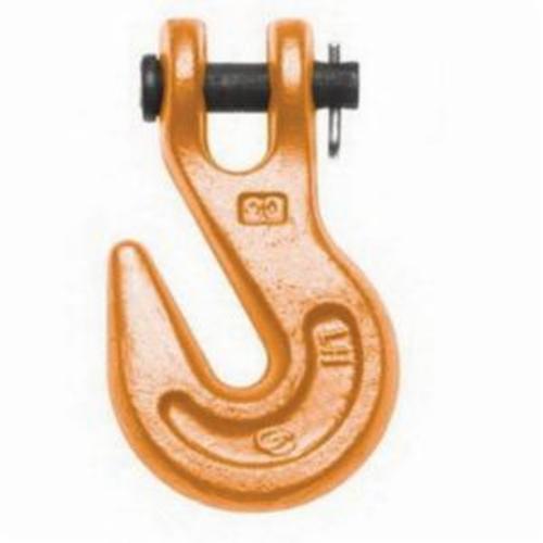 Campbell 4500604 C-473-S Grab Hook, 3/8 in Trade, 5400 lb Load, 30/43 Grade, Jaws and Clevis Attachment, Drop Forged Carbon Steel - Chain & Cable Hooks