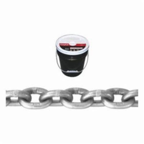 Campbell T0181423 System 4 Welded High Test Chain, Single Loop/Straight Link, 1/4 in Trade, 43 Grade, 150 ft L, 2600 lb Load - Chains