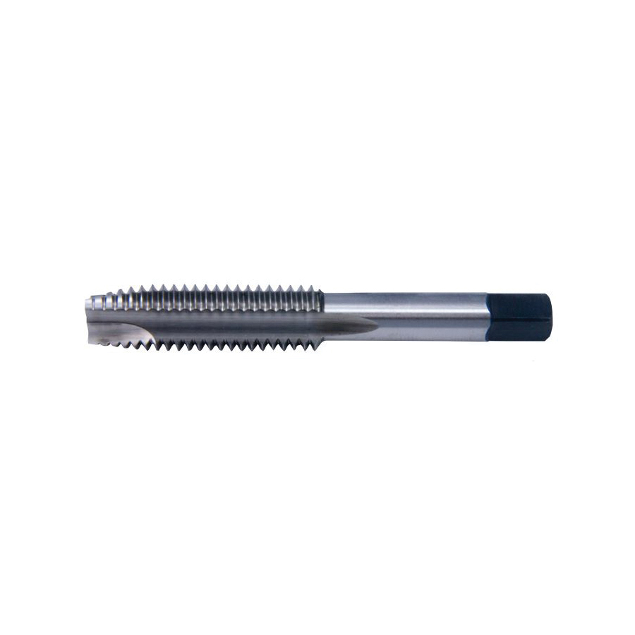Cle-Line C62177 0411M Standard Spiral Point Hand Tap, Right Hand Cutting, M4x0.7 Thread, D4 Thread Limit, Plug Chamfer, 2 Flutes, Bright, HSS - Spiral Point Taps