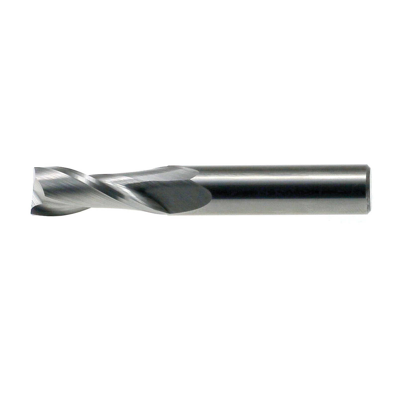 Drillco 72A126C 7200 Center Cutting Imperial Regular Length Single End Finishing End Mill, 13/32 in Dia Cutter, 1 in Length of Cut, 2 Flutes, 7/16 in Dia Shank, 2-3/4 in OAL, Bright - Roughing & Finishing End Mills