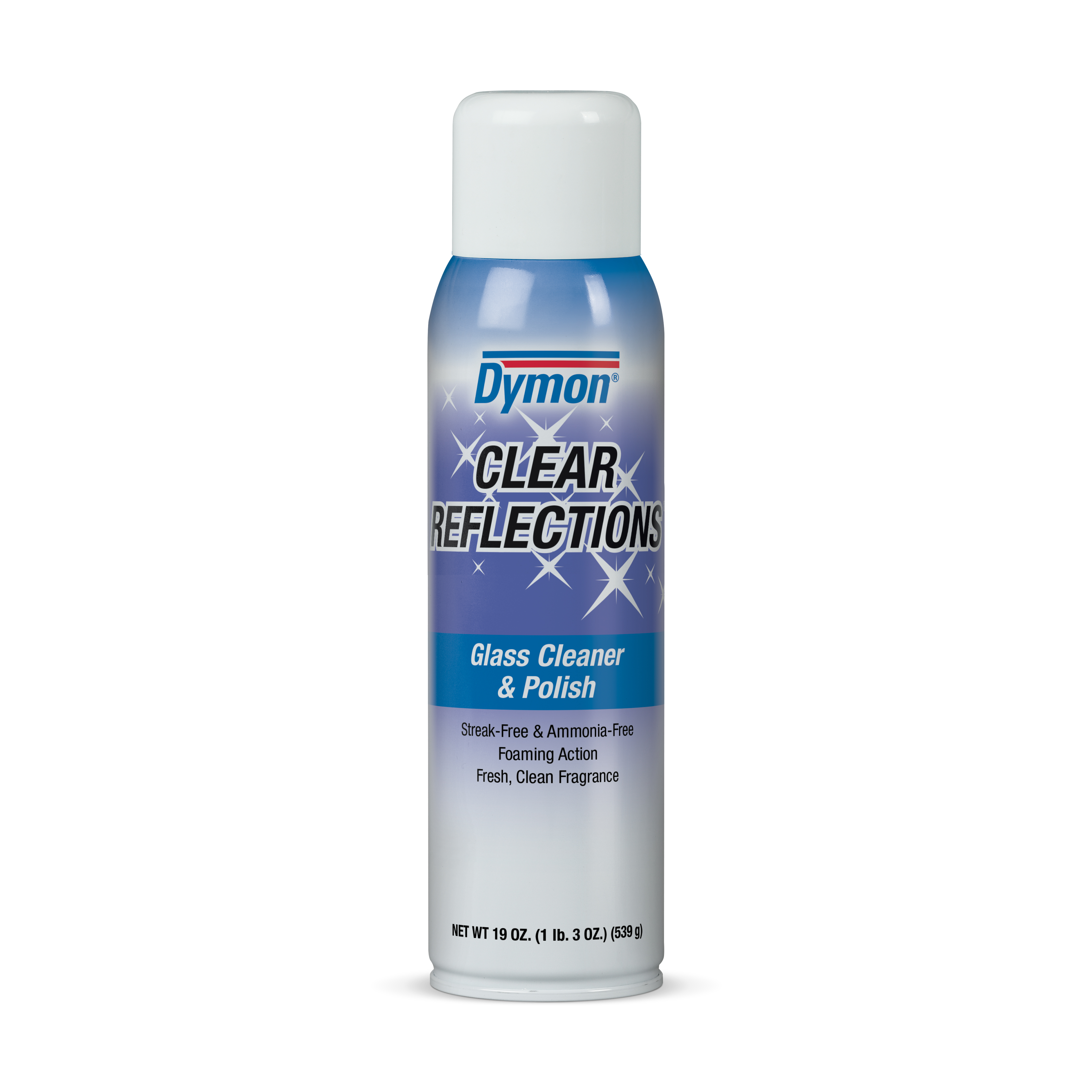 Dymon 38520 CLEAR REFLECTIONS Glass Cleaner, 20 oz Aerosol Can, Neutral Odor/Scent, Clear, Liquid Form - Glass Cleaners