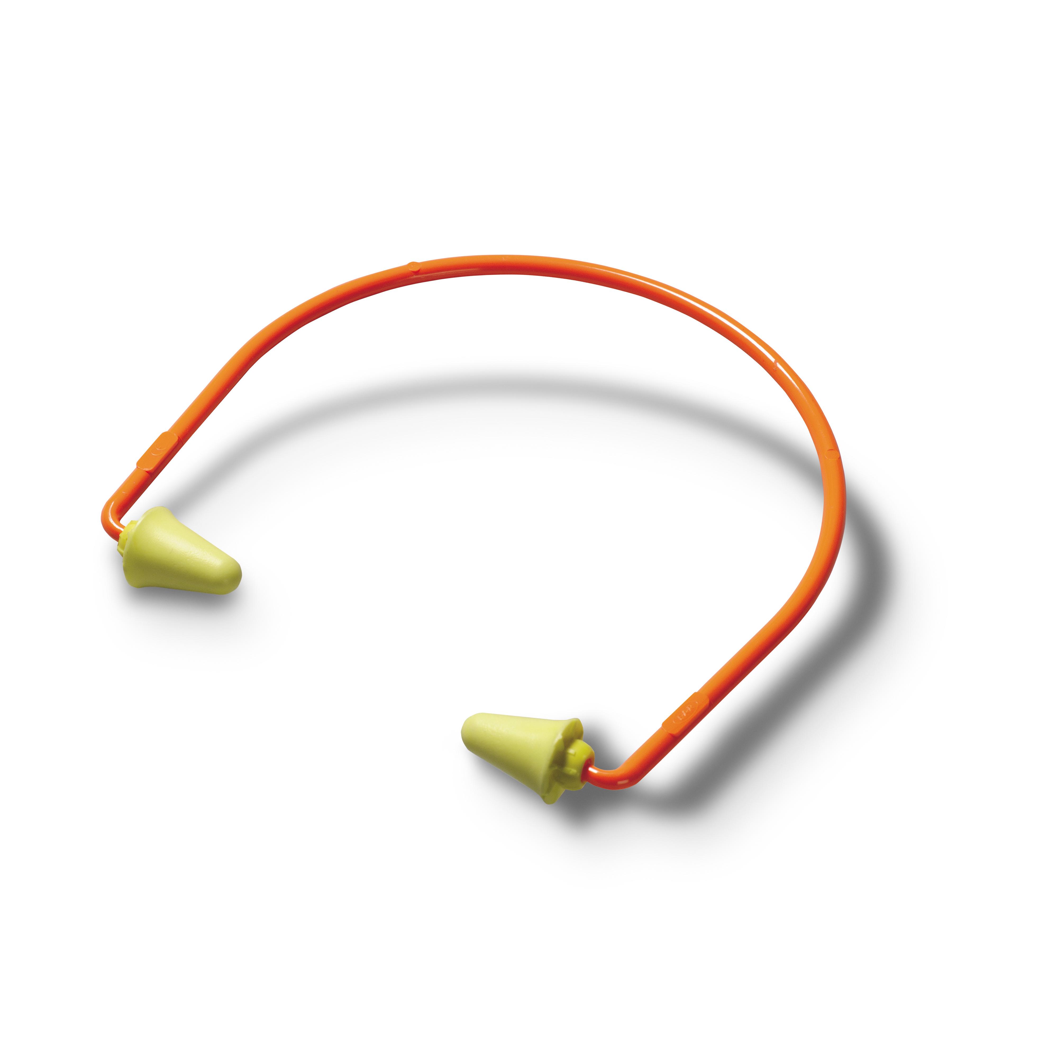 E-A-Rflex 7000127170 Banded Hearing Protector, 28 dB Noise Reduction, Band with Pod Shape, Reusable, Corded Design - Ear Plugs