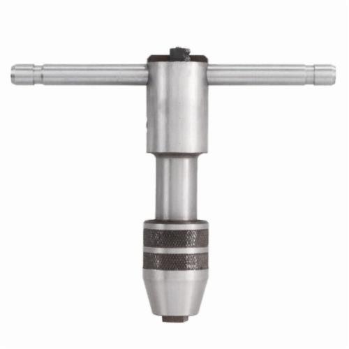 GENERAL 162R Reversible Tap Wrench, #12 to 1/2 in Tap, Ratcheting, Hardened Steel, 4-1/4 in L, Sliding T-Handle Handle - Tap Wrenches