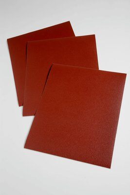 3M 7000000359 314D Cloth Sheet, 11 in L x 9 in W, P80 Grit, Medium Grade, Aluminum Oxide Abrasive, Cloth Backing - Coated Abrasive Sheets