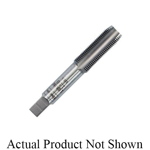 Irwin Hanson 1749ZR Straight Flute Tap, Right Hand Cutting, M14x1.25 Thread, Plug Chamfer, (4) Flutes, High Carbon Steel - Straight Flute Taps