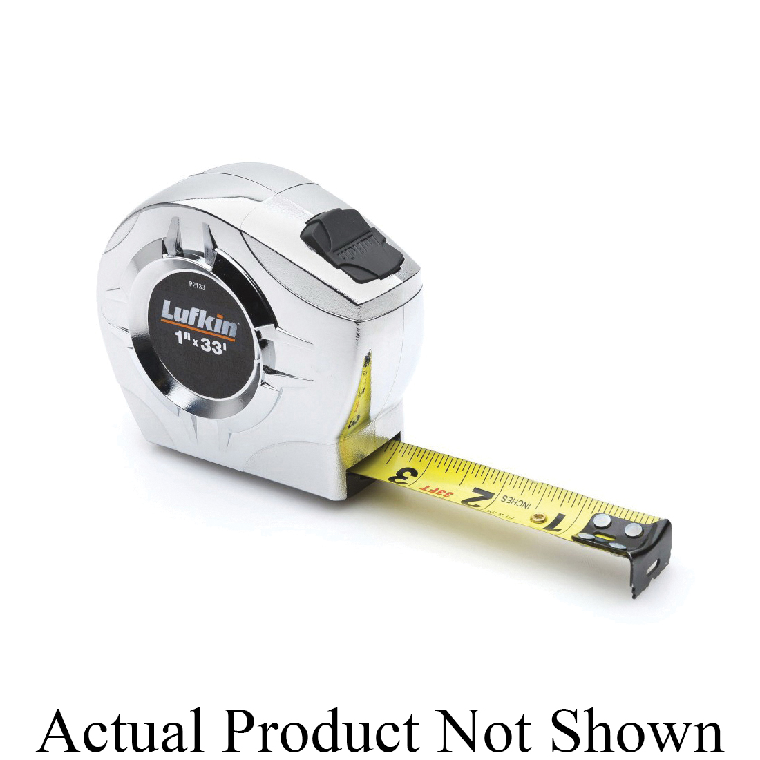 Crescent P2048CMEN P2000 Tape Measure, 26 ft L x 1 in W Blade, Steel Blade, 1/16 in, 1/32 in Graduation - Measuring Tapes