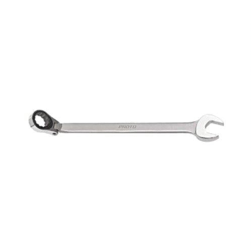 Proto TorquePlus J1220MASD Anti-Slip Design Combination Wrench, 20 mm Wrench, 12 Points, 15 deg Offset, 11 in OAL, Alloy Steel, Satin, ASME B107.100, ANSI B107.9 - Combination Wrenches