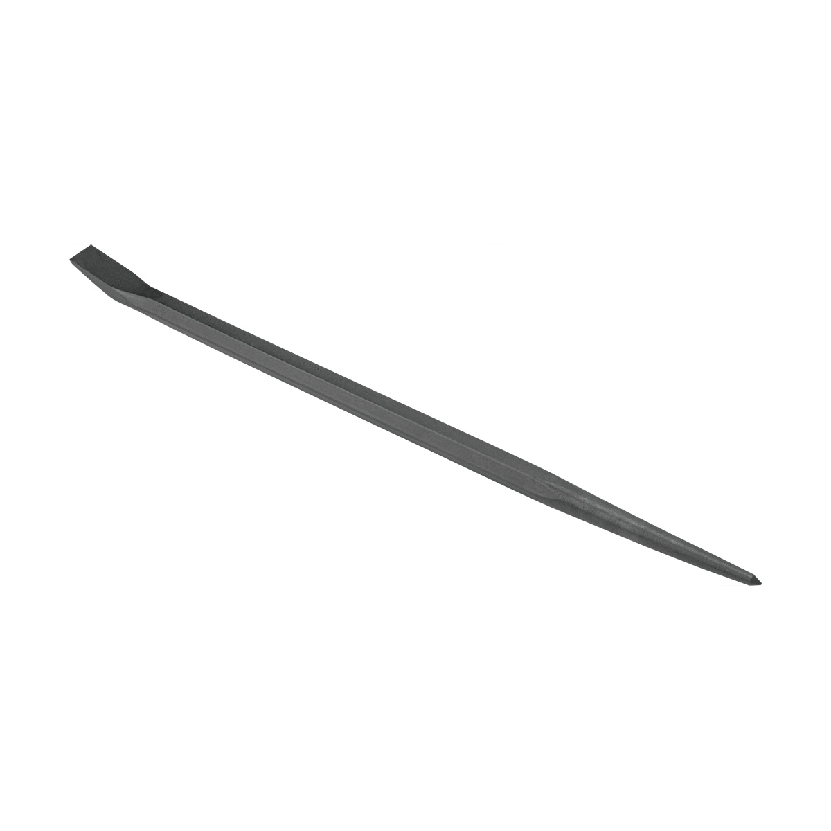 Proto J2130 Pry Bar, Rolling Head/Straight Tapered Point Tip, 16 in OAL, High Alloy Steel - Nail Pullers, Wrecking & Pry Bars
