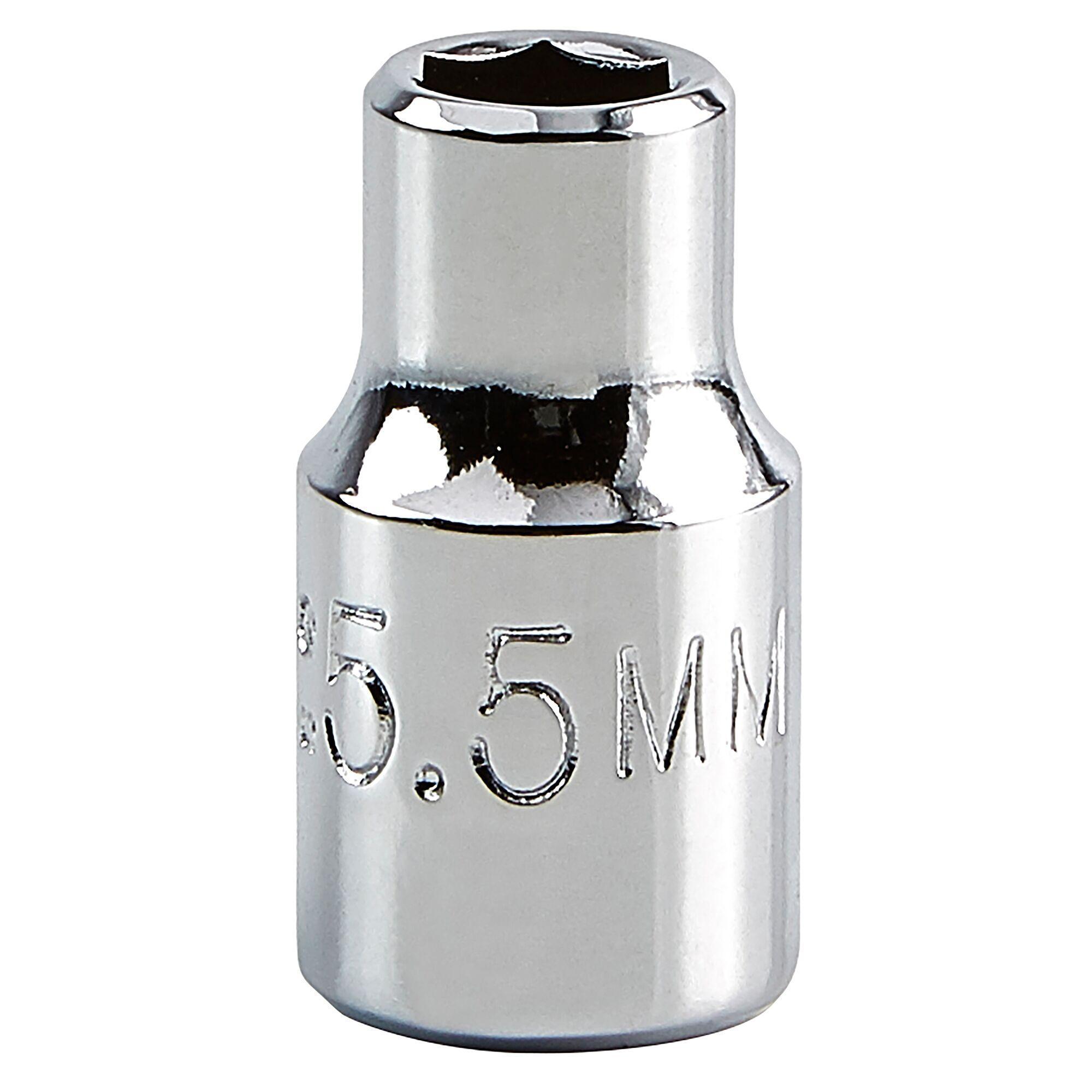 Proto TorquePlus J4706M Standard Length Socket, Metric, 1/4 in Square Drive, 6 mm - Sockets