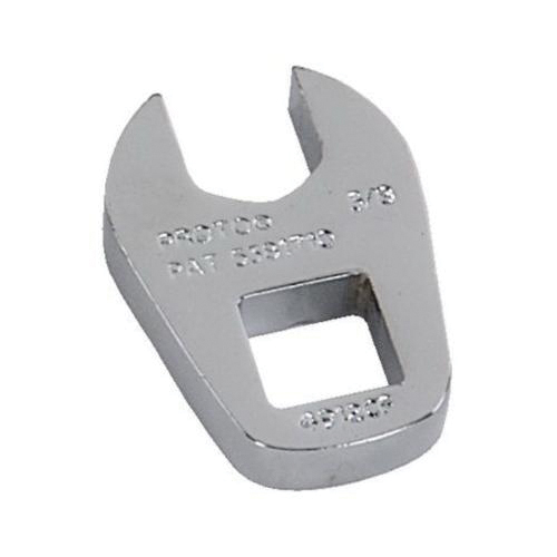 Proto J4944CF Crowfoot Wrench, 1-3/8 in Wrench, 3/8 in Drive, 2-1/2 in OAL, ASME B107.21, Full Polished - Crowfoot Wrenches