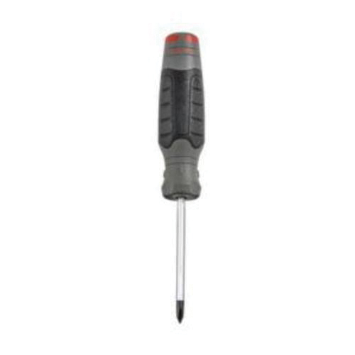 Proto JP0103R Screwdriver, #1 Phillips Point, Alloy Steel Shank, 6-3/4 in OAL, Black Oxide/Polished Chrome, ASME B107.15 - Standard Screwdrivers