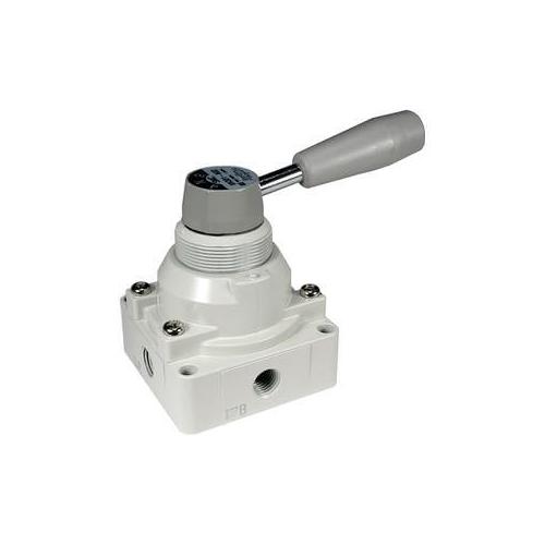 SMC VH201-N02 VH Body Ported Hand Valve, 1/4 in Nominal, NPT End Style, 1 MPa Pressure, 1.5 Lpm Flow Rate, Die Cast Aluminum Body - Pressure Relief Valves