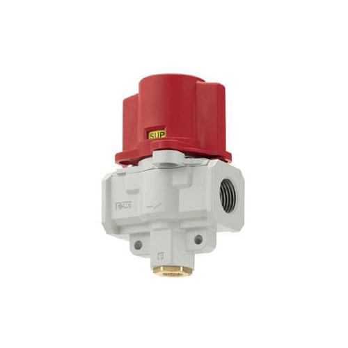 SMC VHS40-N03B-Z VHS Single Action Pressure Relief 3 Port Valve, 3/8 in Nominal, NPT End Style, 0.1 to 1 MPa Pressure, Aluminum Body - Pressure Relief Valves