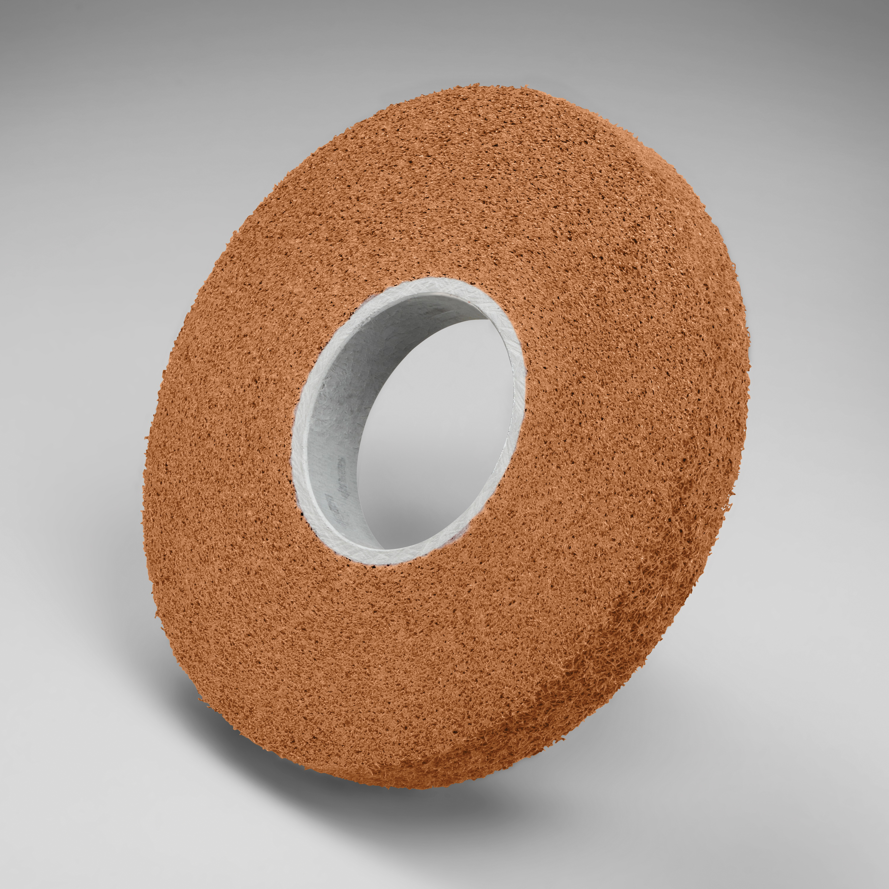 Scotch-Brite 7000045985 Polish Wheel, 8 in Dia Wheel, 3 in Center Hole, 2 in W Face, Medium Grade, Aluminum Oxide Abrasive - Deburring Wheels