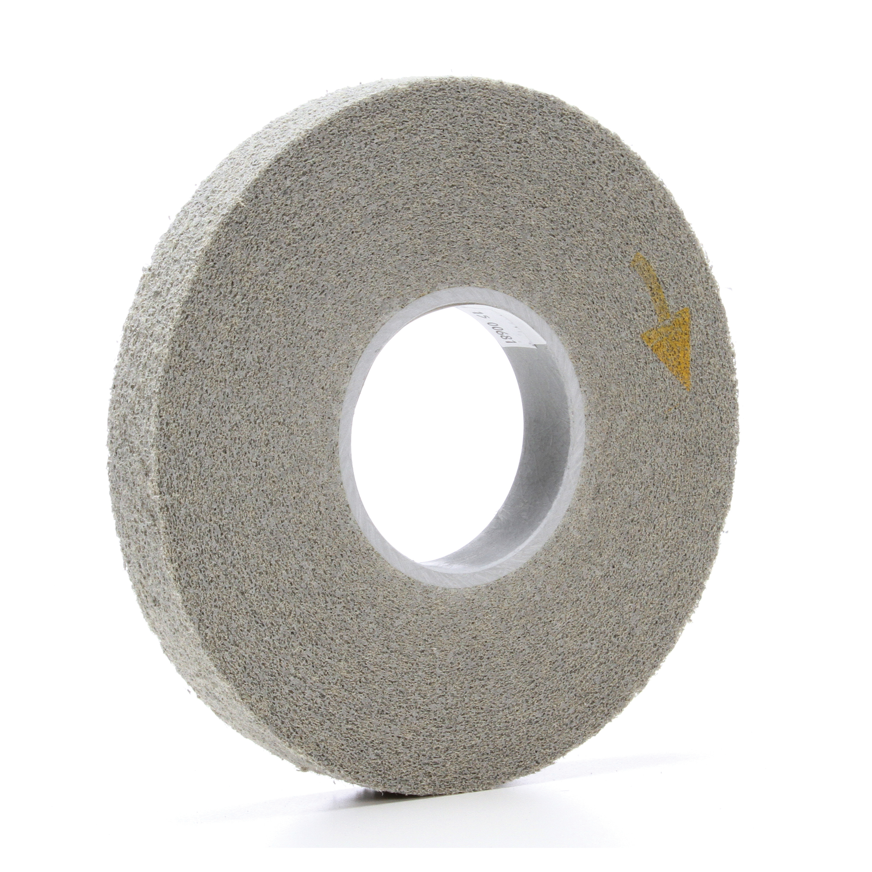 Scotch-Brite 7000000735 EXL High Performance Deburring Wheel, 8 in Dia Wheel, 3 in Center Hole, 1 in W Face, Medium Grade, Aluminum Oxide Abrasive - Deburring Wheels