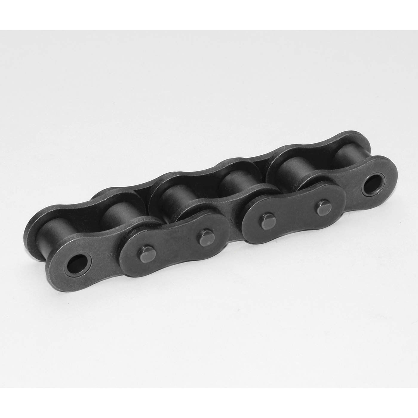 SENQCIA Inspire Series SBR 100RB Riveted Standard Roller Chain, 10 ft OAL, 1-1/4 in Pitch, 3/4 in Dia x 3/4 in W Roller, Carbon Steel - Roller Chains