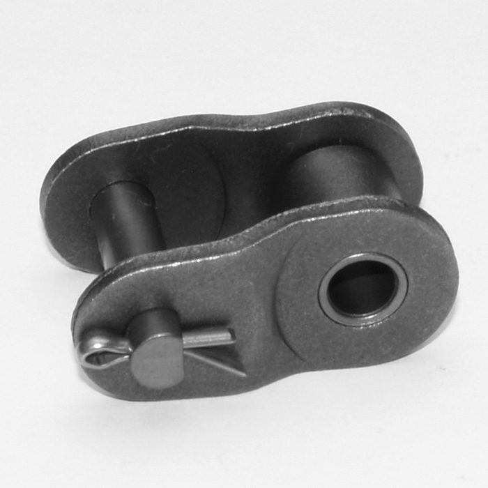SENQCIA Inspire Series SBR 160OL Single Strand Cotter Pin Offset Link, 160 Chain, 2 in Pitch, 2.7 in OAW, 0.562 in Dia Pin, Carbon Steel - Roller, Offset & Connecting Links