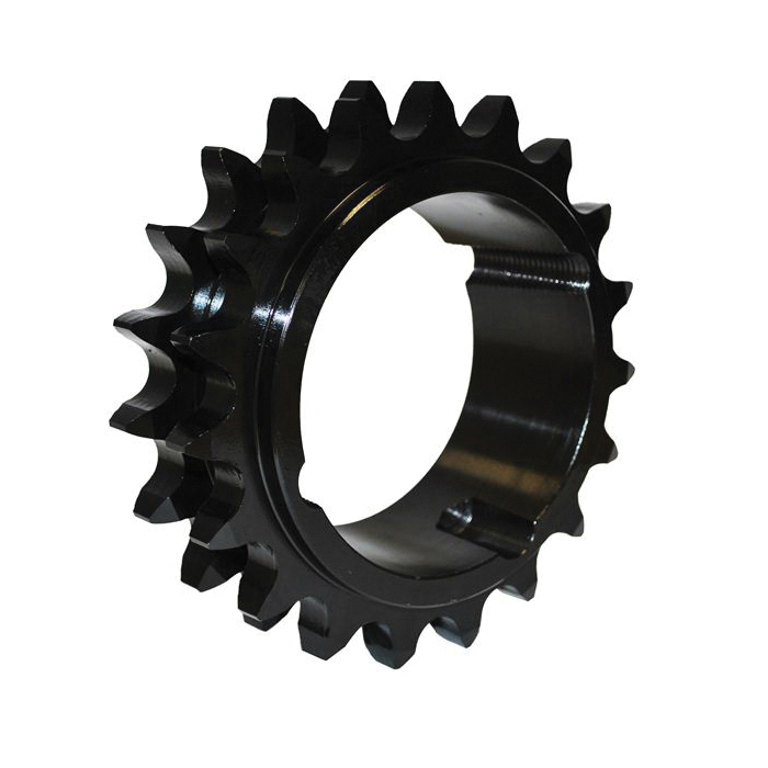 Tsubaki D80BTL25 Double Strand Taper Lock Type B Single Pitch Roller Chain Sprocket, 3 in Dia Bore, 8.516 in OD, #80-2 Chain, 25 Teeth, 1 in Pitch, Carbon Steel - Single Pitch Roller Chain Sprockets