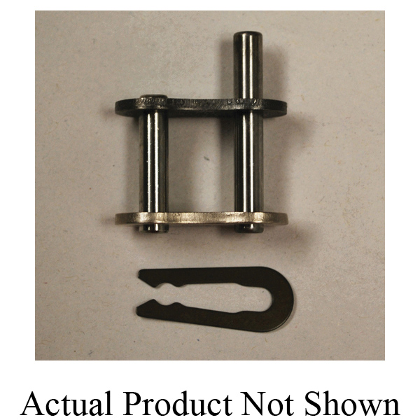Tsubaki 60D1CL Connecting Link, #60 Chain, 3/4 in Pitch, 1.087 in OAW, 0.235 in Dia Pin, Carbon Steel - Roller, Offset & Connecting Links