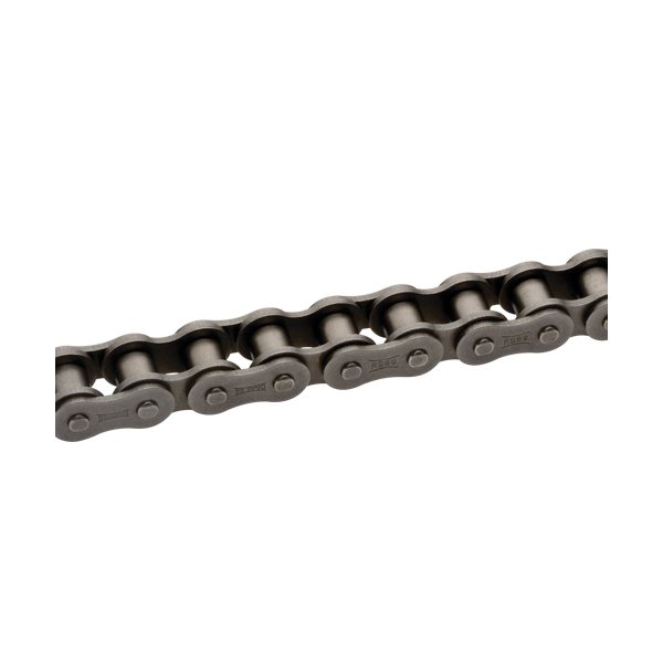 Tsubaki 42RB Chain, 10 ft OAL, 1/2 in Pitch, 0.306 in Dia x 3/16 in W Roller, Carbon Steel - Roller Chains