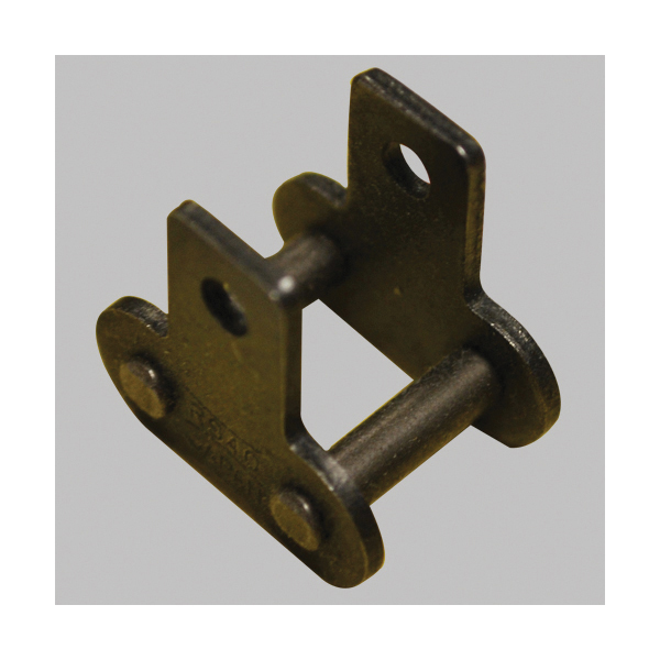 Tsubaki 60NPSK1CL AS Series Connecting Link, #60 Chain, 3/4 in Pitch, 1.087 in OAW, 0.235 in Dia Pin, Carbon Steel - Roller, Offset & Connecting Links